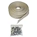 Auto Care Products Inc 58036 ProSeal 36-Feet Garage Door Top and Side Seal with Nails for 2 Car Garage