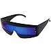 grinderPUNCH Futuristic Cyclops Color Mirrored Lens Visor Sunglasses