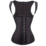 Wonder-beauty Latex Waist Trainer Corset Waist Cincher Vest Body Shaper