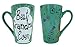 KINREX Best Grandma Ever Mug – Valentines Day Mothers Day Gifts Coffee Cup for Women, Mother, Grandmother, Parent, Gift for Christmas, Birthday, Turquoise, 12 oz. Novelty Tea Cups