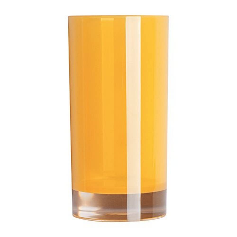Excelsa Toothbrush Tumbler, Yellow, 6.3 x 13 cm