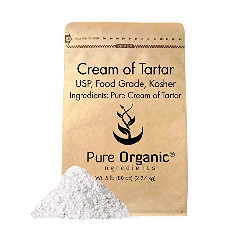 Cream of Tartar (2 lb.) by Pure Organic Ingredients, EcoFriendly Packaging, AllNatural, Non