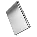 SafeCard RFID Blocking Card Holder Case - Stainless Steel - Identity Theft Protection and Credit Card Protector - Card Holder Keeps Your Credit Cards Safe - Silver