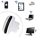 Wireless Wifi Repeater Long Range Extender Amplifier 2.4GHz Network Adapter Wireless-N Mini AP Access Point Dongle IEEE802.11N/G/B Mini AP Router Signal Booster - 300 Mbps New Chip