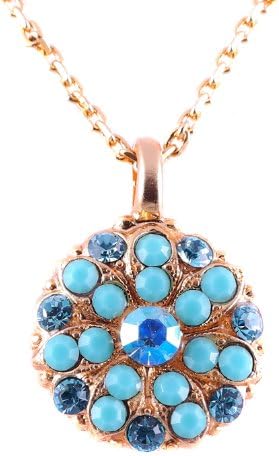 Mariana "Cindy" Yellow Gold Plated Guardian Angel Swarovski Crystal Pendant Necklace, 16"
