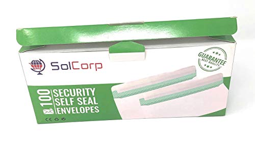 #10 100 Self Seal Security Letter Envelopes - Perfect Peel and Stick 9 1/2 X 4 1/8 - Thumbnail 6