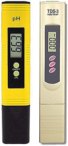 Water Quality Test Meter TDS PH 2 in 1 Set Readout Accuracy Ideal Use to Test for Water, Pools, Aquariums, Spas, Hydroponics