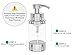 Foaming Soap Dispenser (Brushed Nickel), Rust Resistant, Stainless Steel Foam Pump, Hand Soap Pump