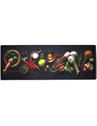 Artistic Anti Fatigue Kitchen Floor mat. Kitchen Floor mats for in Front of Sink. Cushioned Kitchen mat. Padded Kitchen Floor mats. Foam Kitchen mats for Floor. Memory Foam mat. 47