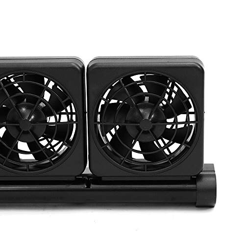 WUPYI Adjustable Aquarium Chillers Cooling Fan,Aquarium Water Cooling Fan Fish Tank Cold Wind Chiller 2 Level,with DC12V Power Adapter,6 Fan (6 Fan) - Thumbnail 6