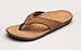 Spenco mens Yumi Leather Sandal, Medium Brown, 11 US