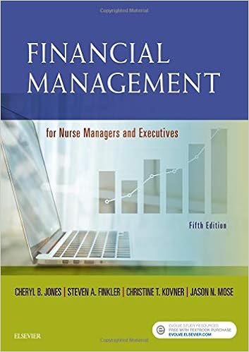 Financial Management for Nurse Managers and Executives Financial Management for Nurse Managers and Executives