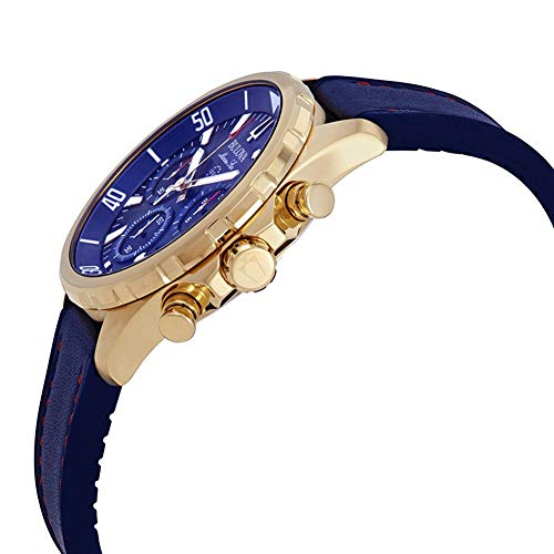 Bulova Mens Chronograph Quartz Watch with Silicone Strap 97B168 in