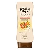 Hawaiian Tropic Sunscreen Sheer Touch Broad Spectrum Sun Care Sunscreen Lotion - SPF 30, 8 Ounce