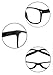 LingsFire Unisex Computer Reading Glasses Anti Blue Rays Anti Glare and Anti UV Monitor and Screen Glasses Anti Radiation Eyewear Eyeglass for Home and Office