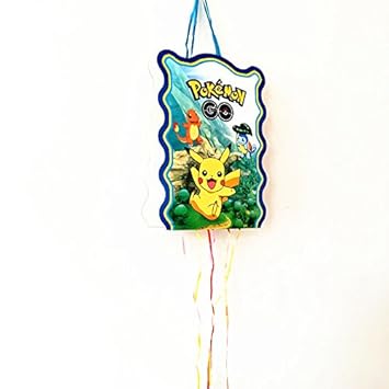 Pinata Pokemon Pinata Pokemon Mask Print Pull String Pinata Small For Birthday Party Party Pinata Goodies Bag 1 Pcs Amazon In Toys Games