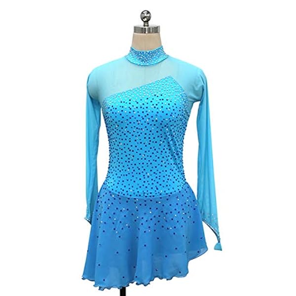 Heart M Robe De Patinage Artistique Pour Femmes Costume De Competition De Patinage Sur Glace Tenue De