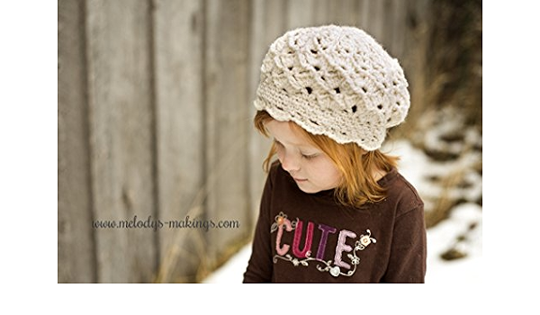 Serenity Slouch Hat Crochet Pattern 