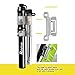 Relefree Mini Bike Pump Portable Bicycle Frame Pump - 260 PSI High Pressure for All Road & Mountain Cycle Tires or Soccer,Basketball and Volleyball Presta & Schrader Valve