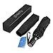 RabTig Umbrella Windproof-10 Fiberglass Ribs Travel Umbrella-Auto Open &Close 210T Canopy Compact Umbrella-Durable and Stylish Umbrella Black¡­