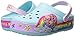 Crocs Kids' CrocsLights Rainbow Heart Light-Up Clog (Infant/Toddler/Little Kid/Big Kid), Ice Blue, 10 M US Toddler