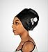 Happy Mane Large Extra Large XL Silicone Swim Cap for Braids and Dreadlocks - Dry Hair While Swimming and Long Hair, Extensions, and Curly Hair - Shower Cap for Women, Men, Kids