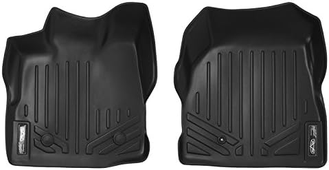 MAXLINER Floor Mats 1st Row Liner Set Black for 2011-2017 Chevy Equinox/GMC Terrain with Dual Front Floor Posts