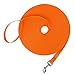 Hi Kiss Dog/Puppy Obedience Recall Training Agility Lead - 15ft 20ft 30ft 50ft 100ft Leash - Great for Training, Play, Camping, or Backyard - Orange 50ft