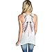 HANYI Women Summer Casual Loose Blouse Casual Tank Tops (XL, B)