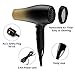 KIPOZI 1875W Professional Hair Dryer, Nano Ionic Fast Dry Hair Blow dryer with Diffuser and Concentrator, 2 Speed 3 Heat Cool Shot Setting, Low Noise hair blower, Lightweight