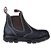 Redback Men's Safety Bobcat USBOK DARK BROWN Elastic Sided Steel Toe Leather Work Boot