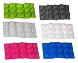 Silicone 24 Piece Flexible Connector Straps by Strictly Briks | Compatible with all Major Brands | Large Pegs for Toddlers | Ages 3+ | Soft Building Bricks | Patent Pending