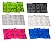 Silicone Straps and Connectors Creative Building Kit - 24 Count 2x3 Peg Variety Pack - Big LEGO® DUPLO® Compatible