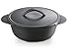 IMUSA USA Nonstick Evolution Caldero with Lid 6.9-Quart, Black