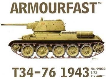 Armourfast 1:72 - T34-76 1943 - HAT99022 by Armourfast