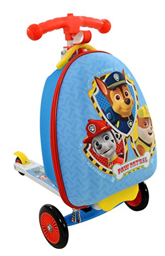 paw patrol scootin suitcase