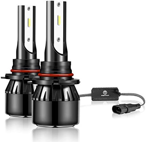 WenTop LED Headlight Bulbs, LED Headlamp,All-in One Conversion Kit 9005(HB3),CSP Chips,DOT Certification,For auto Cars Super Bright Headlamp - 9600lm/pair 6500K Xenon White