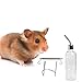 Delight eShop 350ml Pet Rat Water Drinking Bottle Hamster Rabbit Dispenser Cylindrical Feederthumb 3