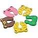 Cute Yellow Tiger Pink Pig Door Stoppers / Baby Finger Pinch Guard - Set of 10 Pcs Mommy Good Helper Color Send Randomly