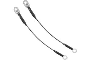 YOLLKY Rear Tailgate Lift Support Cables Tailgate Lift Support Straps - Compatible for Chevrolet C1500/K1500 1988-1999 for Chevrolet C2500/C3500/K2500/K3500 1988-2000