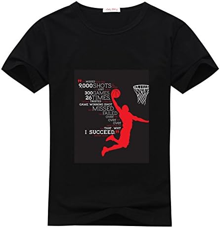 Yulooo Fashion Child Kids Boys And Girls Michael Jordan classic Cotton Large/9Y-10Y Black
