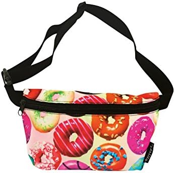 Women's Foodie Fanny Pack - Donut Printed Waist Pack