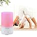 USB Essential Oil Diffuser - 50ml Portable Mini Diffuser - Ultrasonic Cool Mist Aroma Humidifier - Color LED Lights Changing And 3 Timer Settings - Auto Shut Off - For Computer, Car, Bedroom