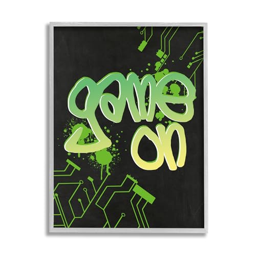 Stupell Industries Urban Game On Abstraction Framed Giclee Art by Amanda Murray
