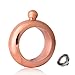 DANGSHAN Bracelet Flask Stainless Steel Wine Bangle with Funnel for Women Fashion Party Supplies (Unicorn Rose Gold)