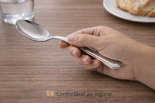 Conjunto de Talheres em Aço Inox Grosso Scazu – 24 Peças – Qualidade, Design Premium e Máxima Durabilidade