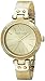 Anne Klein Women's 109652CHHN Gold-Tone Horn Plastic Bezel and Bangle Bracelet Watch