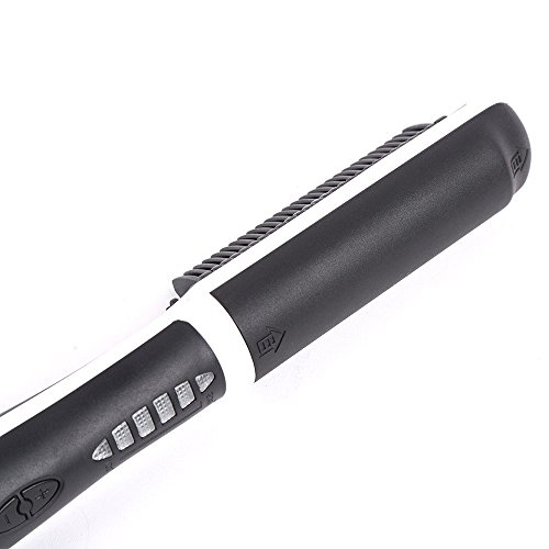 Brosse lisseur cheveux, Willdo Défriser les Cheveux Anti Scald Anti Statique Fer à lisser avec Technologie Ionique (Blanc)