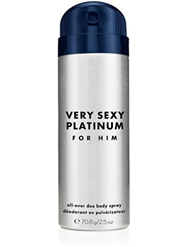 Victoria's Secret Very Sexy Platinum for Him All-over Deo Body Spray Travel Size 2.5 Oz.