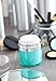 Teal Blue Airless Refillable Jar 1.7 oz / 50 ml (2 Pack)